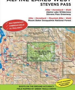 Green Trails Maps Alpine Lakes West, Stevens Pass, No. 176S Books & Maps