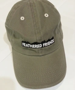 Kam Gear Feathered Friends Garment Washed Cotton Sandwich Hat With Classic Mountain Logo Clothing