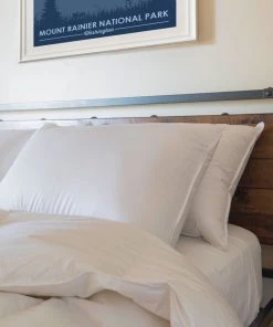 Feathered Friends Down Bedding Organic Down Pillow - 850 Fill