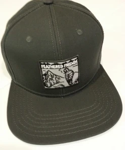 Kam Gear Clothing Feathered Friends Smoking Man Deep Structured Twill Flat Visor Hat