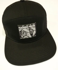 Kam Gear Feathered Friends Smoking Man Seven Panel Cotton Trucker Hat Clothing