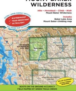 Green Trails Maps Mount Baker Wilderness Climbing 13SX Books & Maps