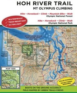 Green Trails Maps Seven Lakes Basin / Mt/ Olympus Climb No. 133S