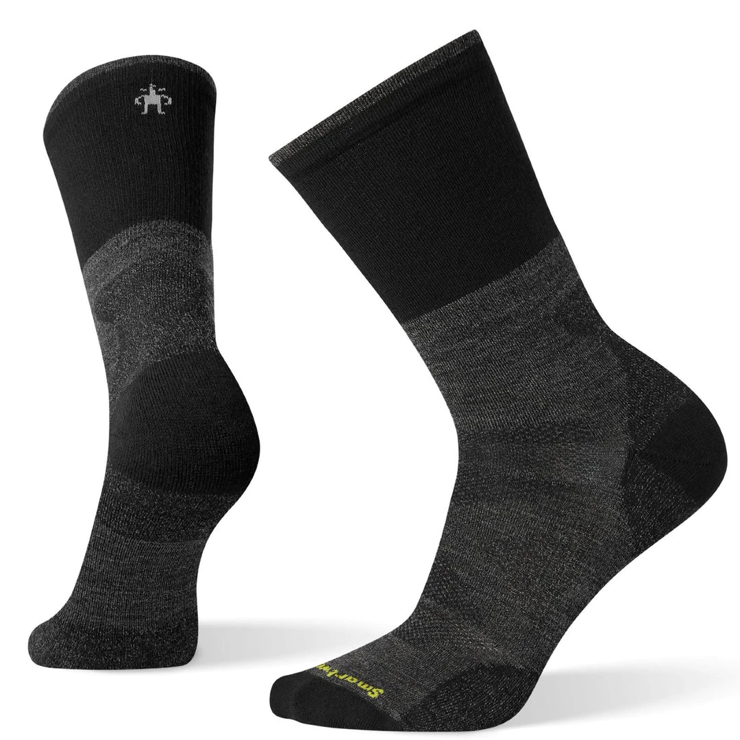 Smartwool Socks Athlete Edition Approach Crew Medium Gray Men's 1 Smartwool Socks Athlete Edition Approach Crew Medium Gray Men's