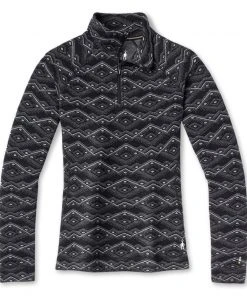 Smartwool Clothing Merino 250 Base Layer Pattern 1/4 Zip Women's F21