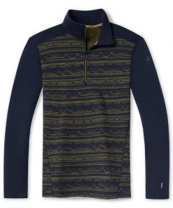 Smartwool Clothing Merino 250 Base Layer Pattern 1/4 Zip Men's